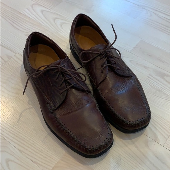 💕x2HP💕Men’s Brown leather lace up dress shoes - Picture 2 of 8